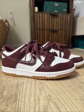 Nike Dunk Low BG White & Burgundy